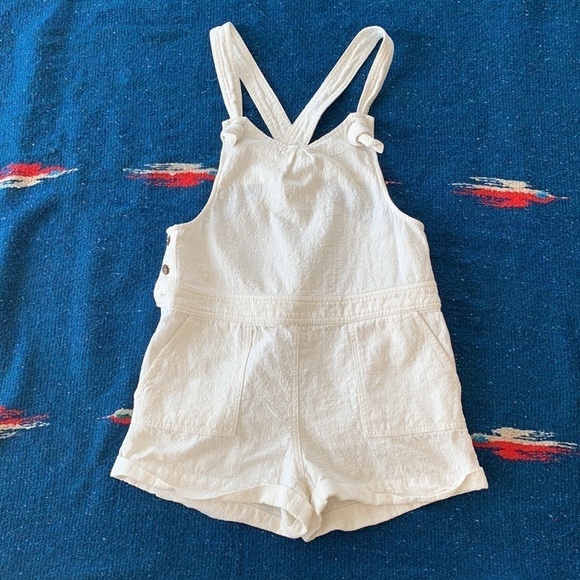 Auguste the Label sunset white 100% ramie overall romper, size Small (4) - Picture 9 of 15